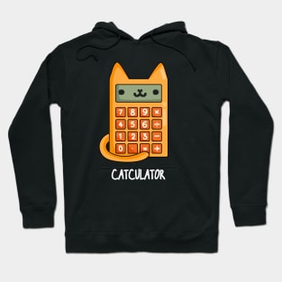 Cat-culator Funny Cat Calculator Puns Hoodie